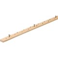 M-D 7532275311 Carpet Tack Strip, 48 in L, 1 in W, Plywood, Nail Fastener WM100W